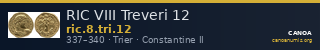 RIC VIII Treveri 12 — CANOA