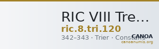 RIC VIII Treveri 120 — CANOA