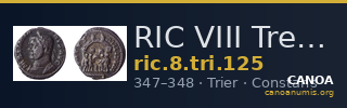 RIC VIII Treveri 125 — CANOA