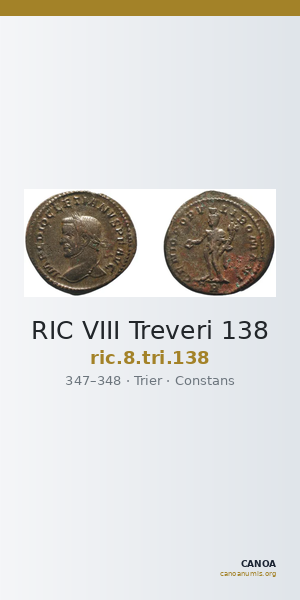 RIC VIII Treveri 138 — CANOA