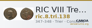 RIC VIII Treveri 138 — CANOA