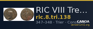 RIC VIII Treveri 138 — CANOA