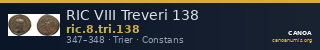 RIC VIII Treveri 138 — CANOA