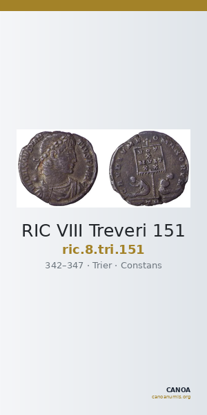 RIC VIII Treveri 151 — CANOA