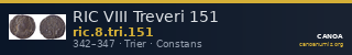 RIC VIII Treveri 151 — CANOA