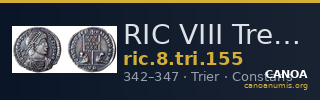RIC VIII Treveri 155 — CANOA