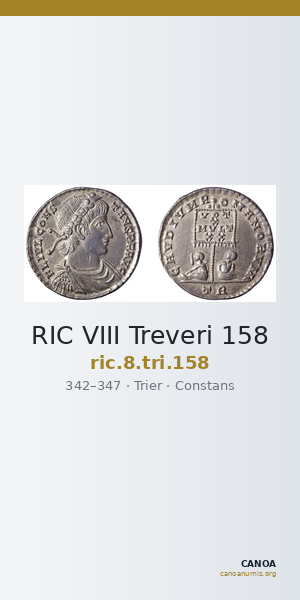 RIC VIII Treveri 158 — CANOA