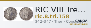 RIC VIII Treveri 158 — CANOA