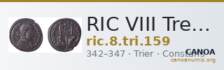 RIC VIII Treveri 159 — CANOA