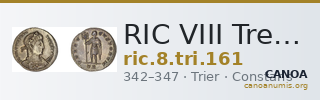 RIC VIII Treveri 161 — CANOA