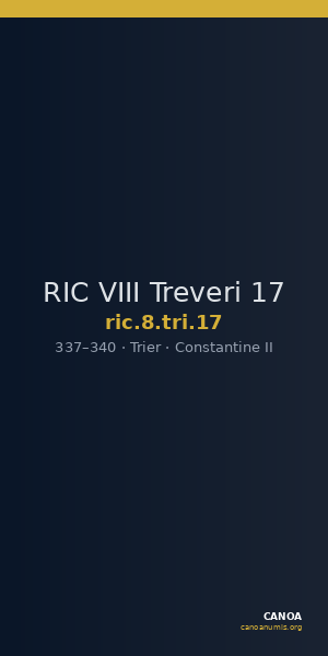 RIC VIII Treveri 17 — CANOA