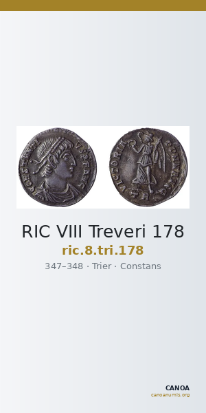 RIC VIII Treveri 178 — CANOA