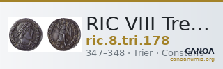 RIC VIII Treveri 178 — CANOA