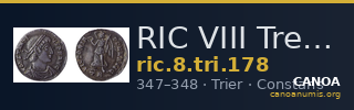 RIC VIII Treveri 178 — CANOA