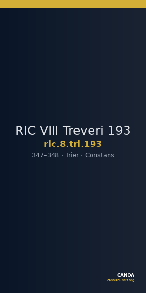 RIC VIII Treveri 193 — CANOA