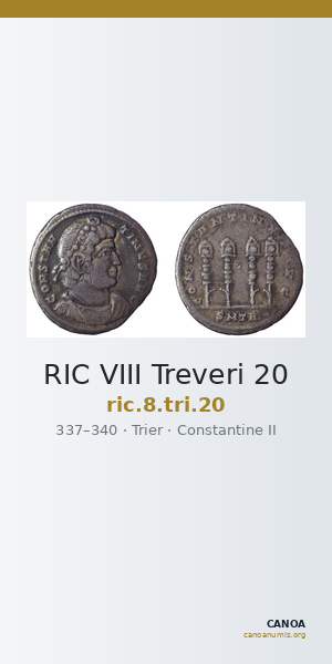 RIC VIII Treveri 20 — CANOA