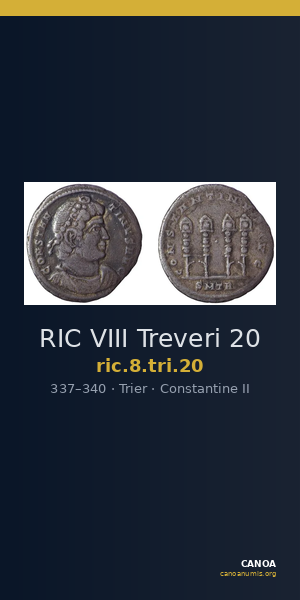 RIC VIII Treveri 20 — CANOA