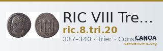 RIC VIII Treveri 20 — CANOA