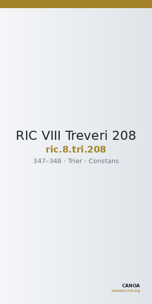RIC VIII Treveri 208 — CANOA
