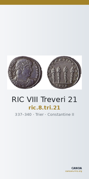 RIC VIII Treveri 21 — CANOA