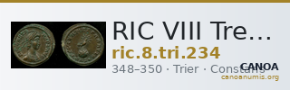 RIC VIII Treveri 234 — CANOA