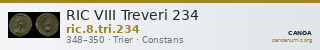 RIC VIII Treveri 234 — CANOA