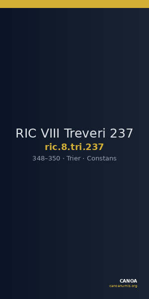 RIC VIII Treveri 237 — CANOA