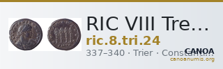 RIC VIII Treveri 24 — CANOA
