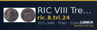 RIC VIII Treveri 24 — CANOA