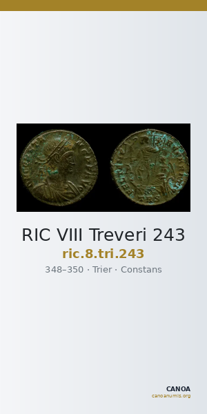 RIC VIII Treveri 243 — CANOA
