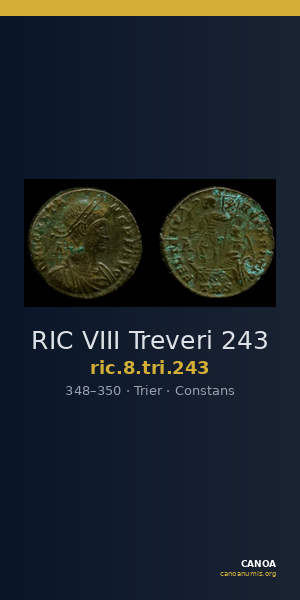 RIC VIII Treveri 243 — CANOA
