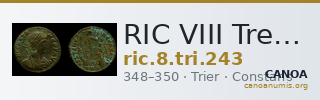 RIC VIII Treveri 243 — CANOA