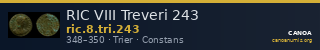 RIC VIII Treveri 243 — CANOA