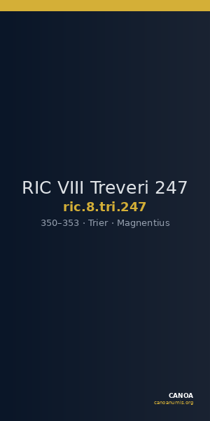 RIC VIII Treveri 247 — CANOA