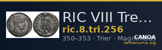 RIC VIII Treveri 256 — CANOA