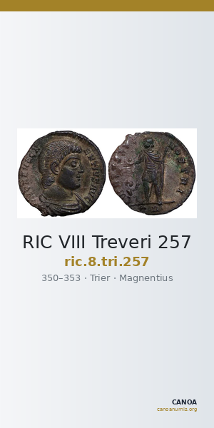 RIC VIII Treveri 257 — CANOA