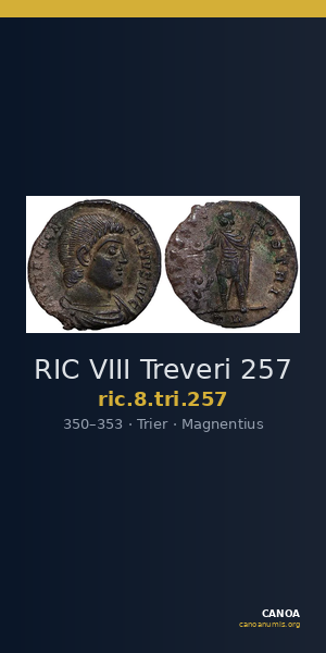 RIC VIII Treveri 257 — CANOA