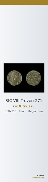 RIC VIII Treveri 271 — CANOA