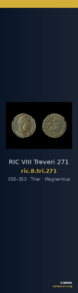 RIC VIII Treveri 271 — CANOA