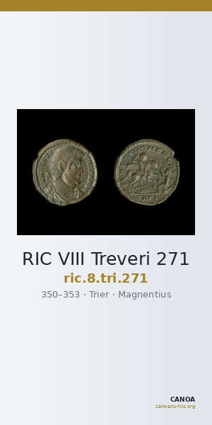 RIC VIII Treveri 271 — CANOA