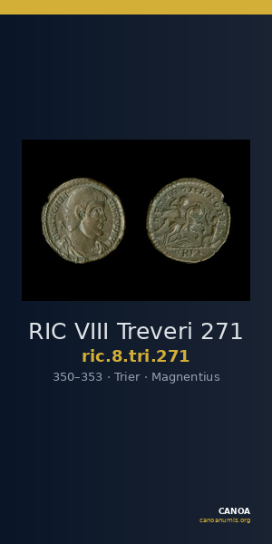 RIC VIII Treveri 271 — CANOA