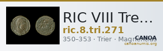 RIC VIII Treveri 271 — CANOA
