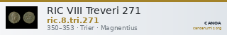 RIC VIII Treveri 271 — CANOA