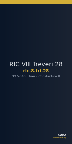 RIC VIII Treveri 28 — CANOA
