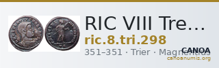 RIC VIII Treveri 298 — CANOA