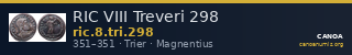 RIC VIII Treveri 298 — CANOA