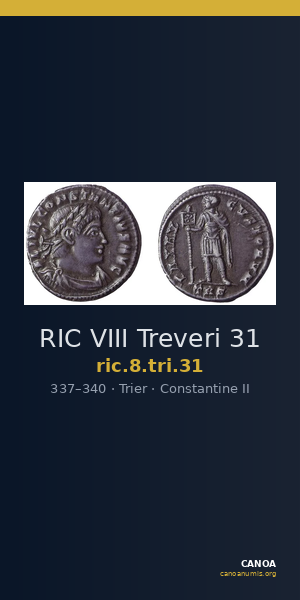 RIC VIII Treveri 31 — CANOA