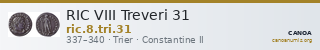 RIC VIII Treveri 31 — CANOA