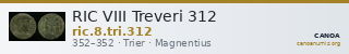 RIC VIII Treveri 312 — CANOA