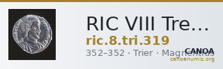 RIC VIII Treveri 319 — CANOA